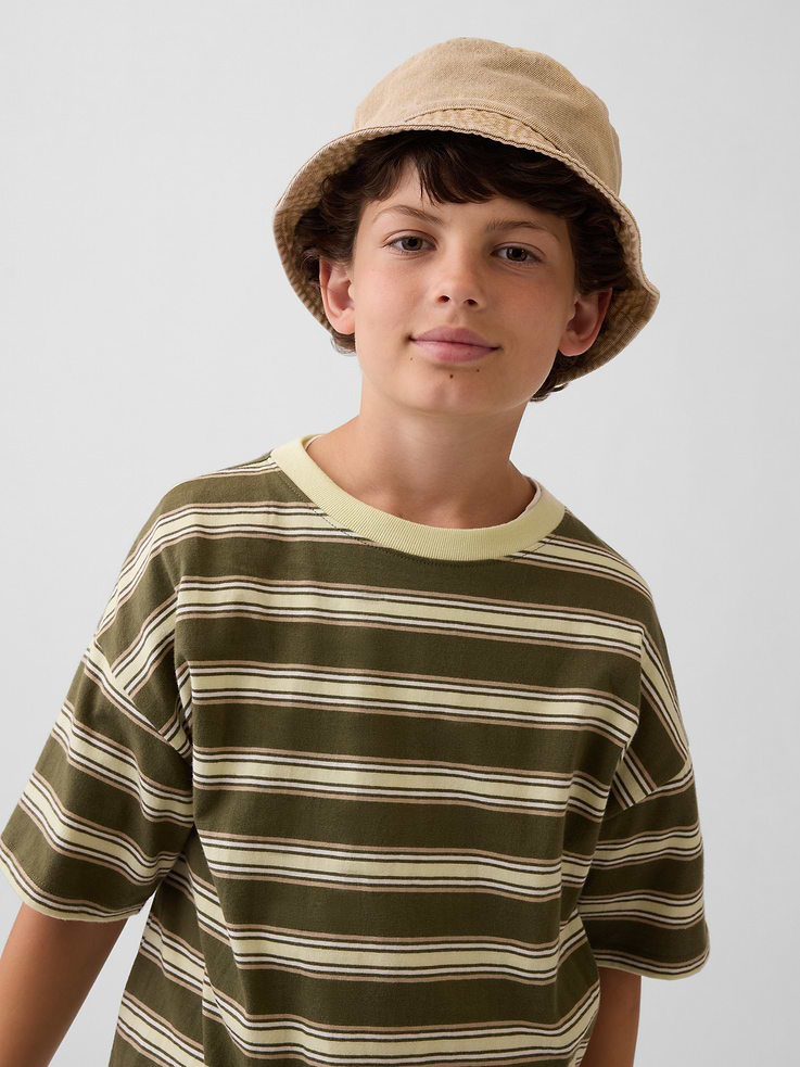 Image number 2 showing, Kids Overdye Denim Bucket Hat