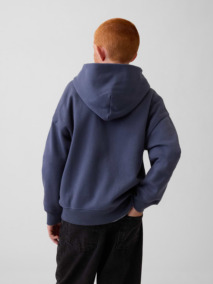 Image number 3 showing, Kids VintageSoft Relaxed Zip Hoodie