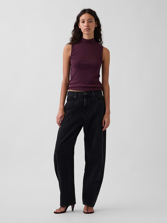 Modern Mockneck Tank Top
