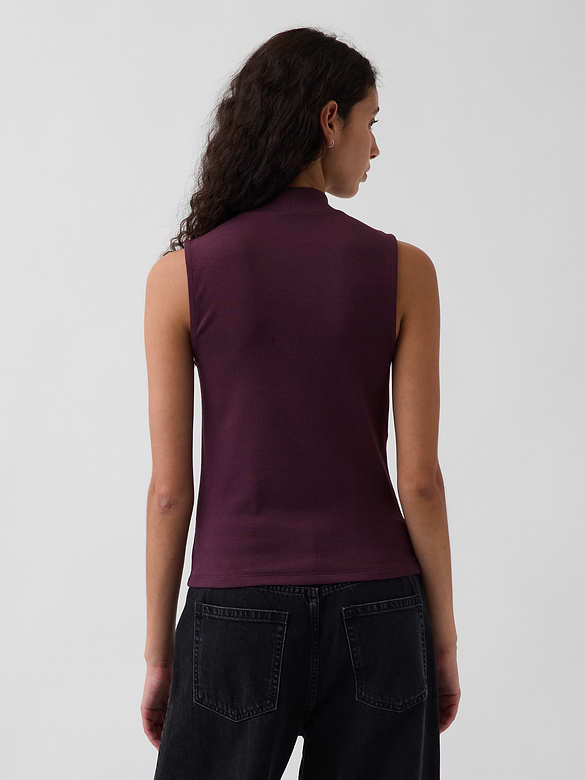 Modern Mockneck Tank Top