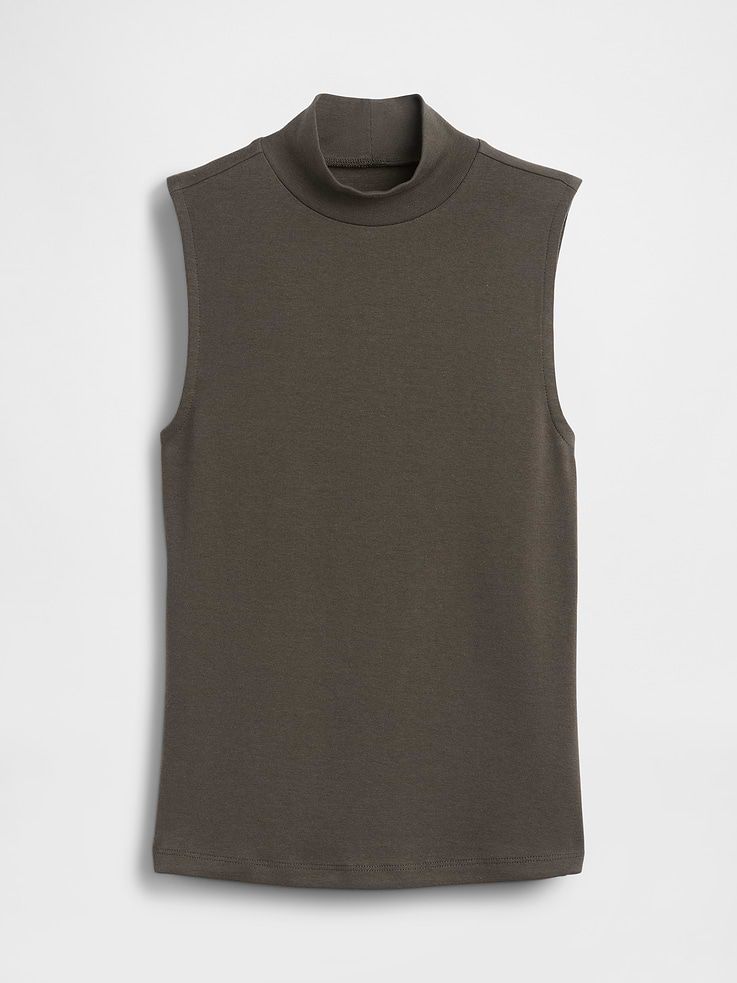 Image number 5 showing, Modern Mockneck Tank Top