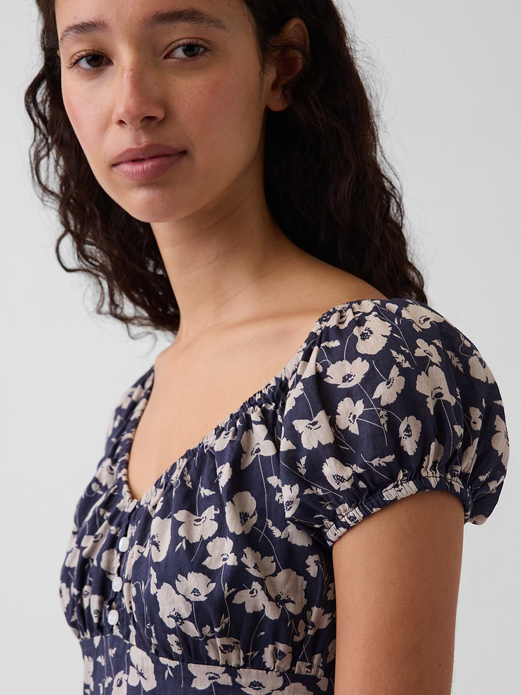 Image number 4 showing, V-Neck Ruffle Hem Maxi Dress