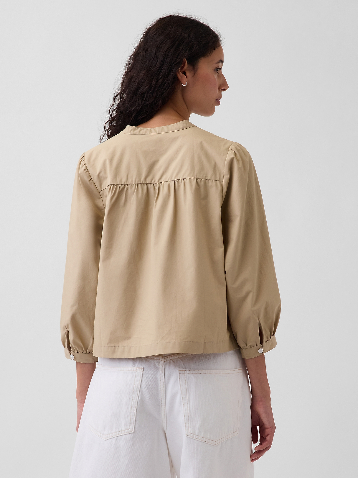Poplin Popover Top | Gap