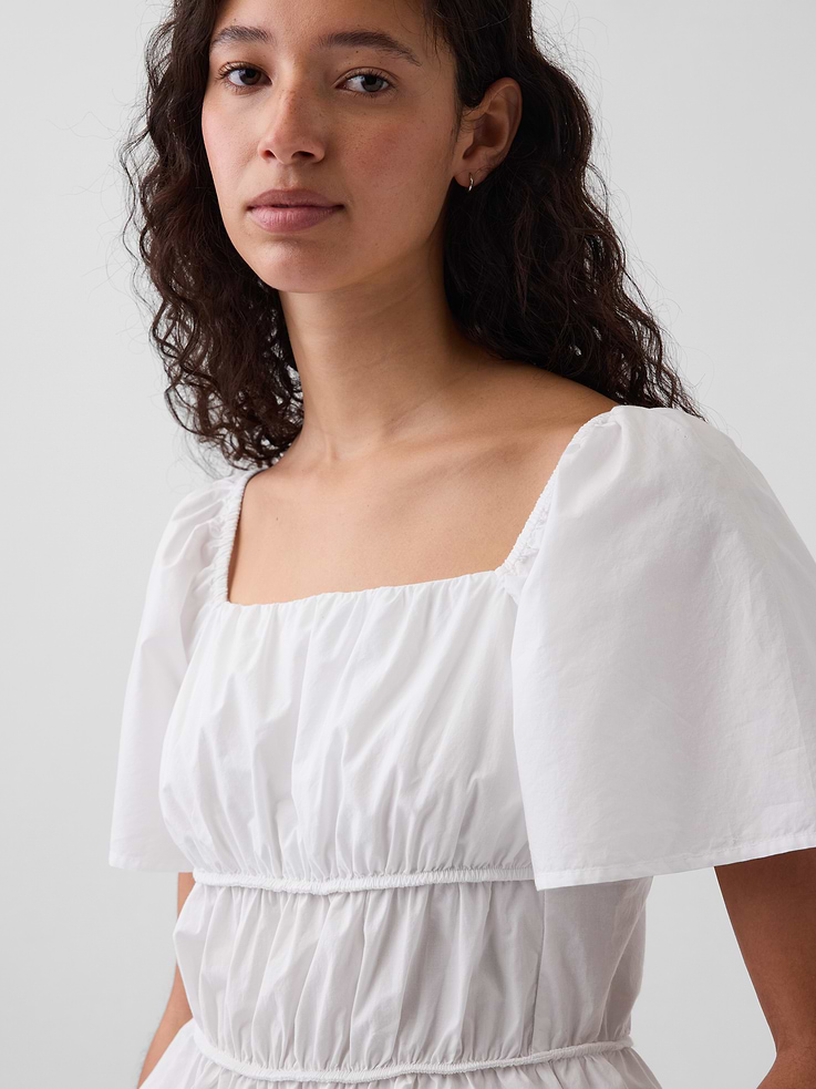 Image number 4 showing, Square-Neck Peplum Top