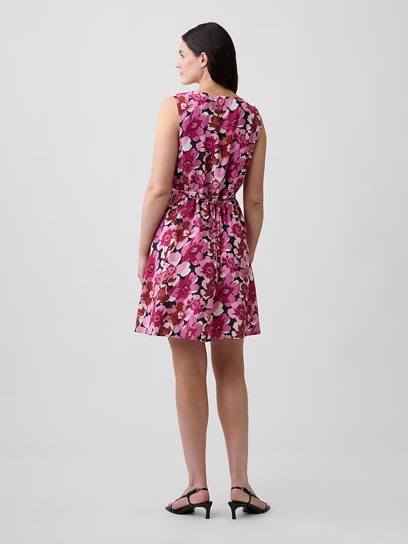 Sleeveless V-Neck Mini Dress