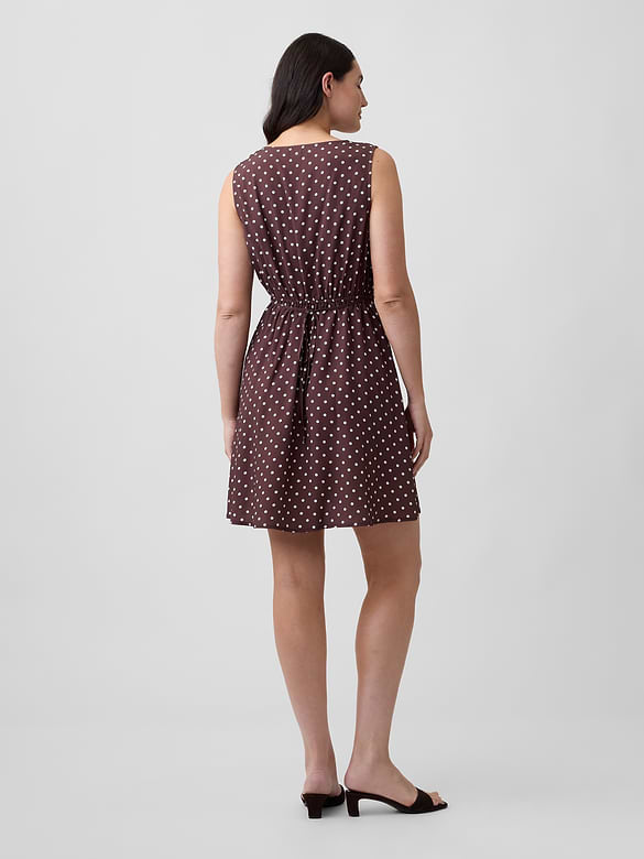 Sleeveless V-Neck Mini Dress