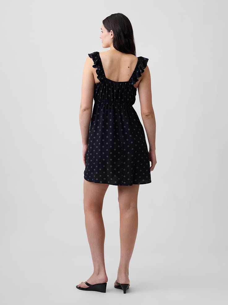 Image number 5 showing, Ruffle V-Neck Mini Dress