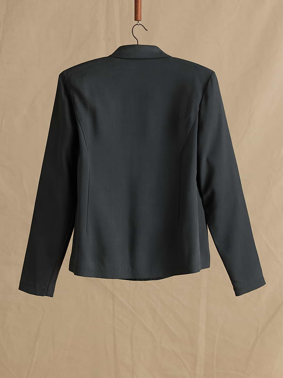 Archive Silk Zip-Front Shirt Jacket Women's Size 2