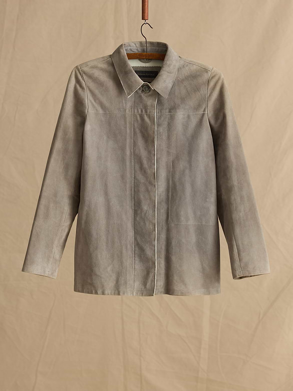 Archive Suede Top-Button Jacket Women's Size XS
