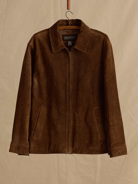 Archive Oversized Suede Jacket Men's Size L