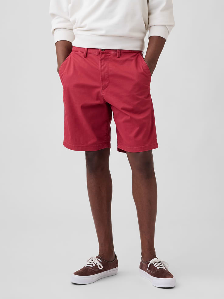 Image number 3 showing, 9" Essential Khaki Shorts