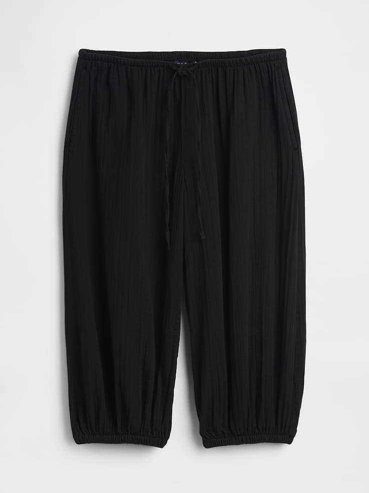 Image number 5 showing, Cotton Gauze Easy Culotte Pants