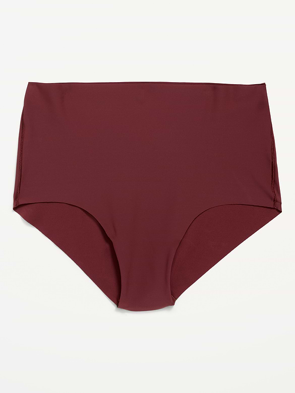 High-Waisted No-Show Brief Underwear