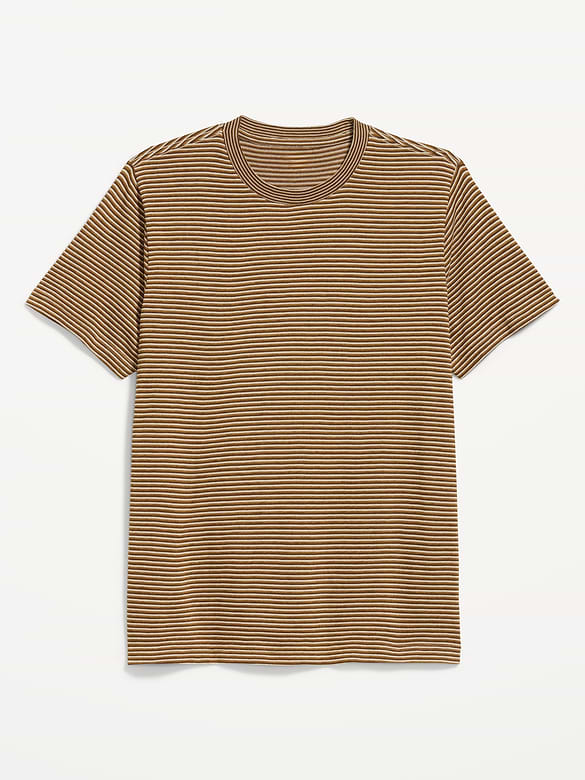 Crew-Neck Striped T-Shirt
