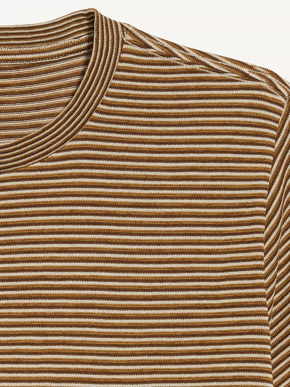 Crew-Neck Striped T-Shirt