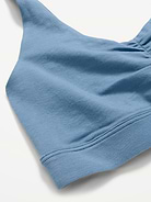 Image number 3 showing, Ruched Cotton Bralette