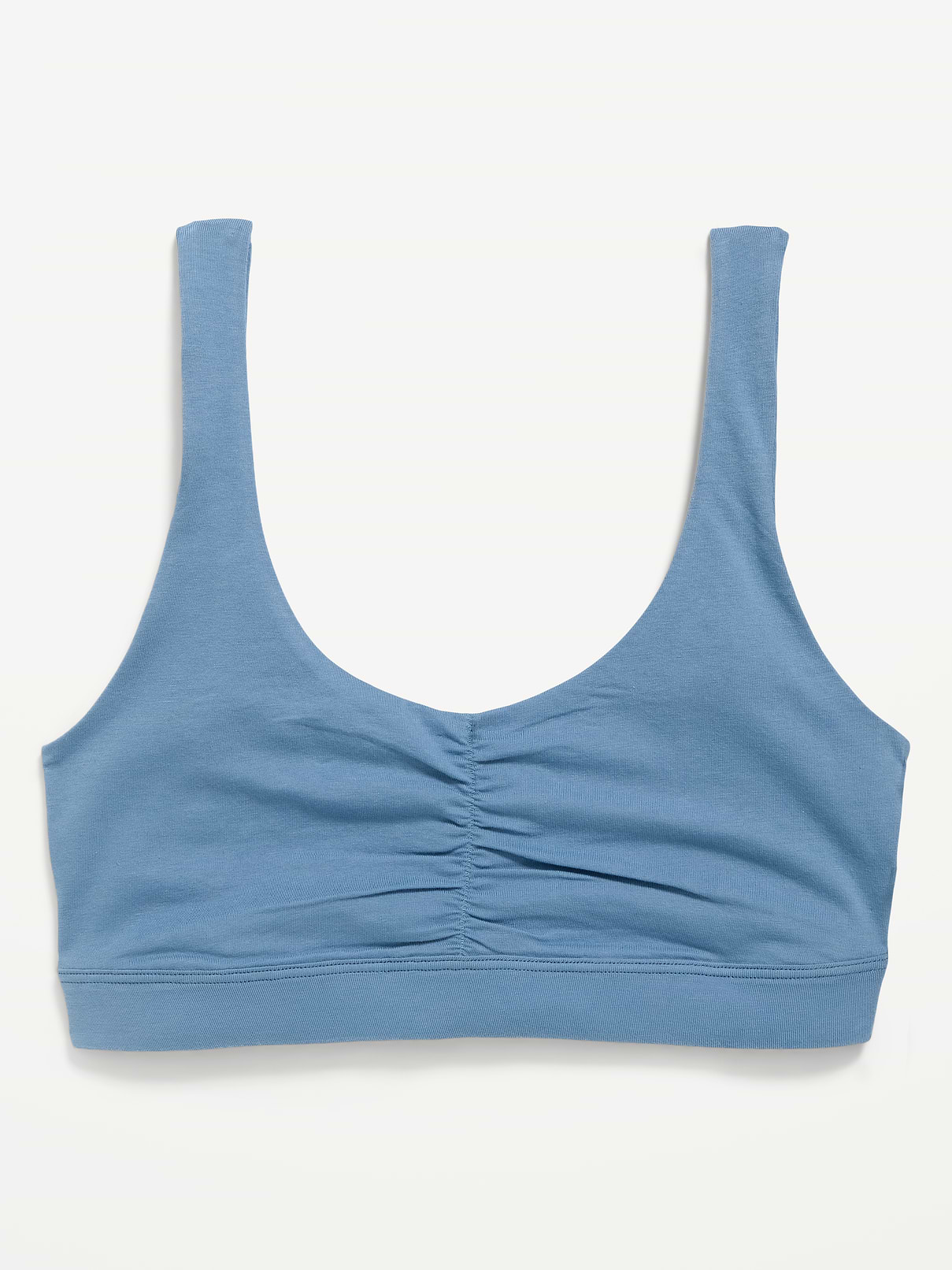 Image number 4 showing, Ruched Cotton Bralette