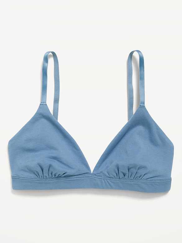 Everyday Cotton Triangle Bralette