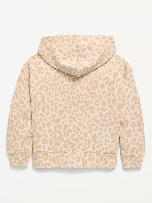 Logo-Graphic Zip Hoodie for Girls