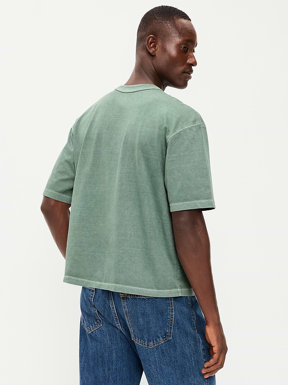 Garment-Dyed Heavyweight Cropped T-Shirt