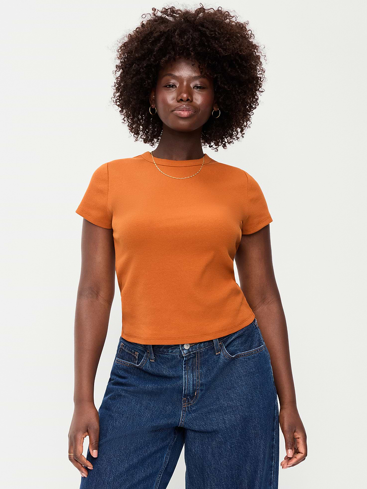 Image number 5 showing, Snug Crop T-Shirt