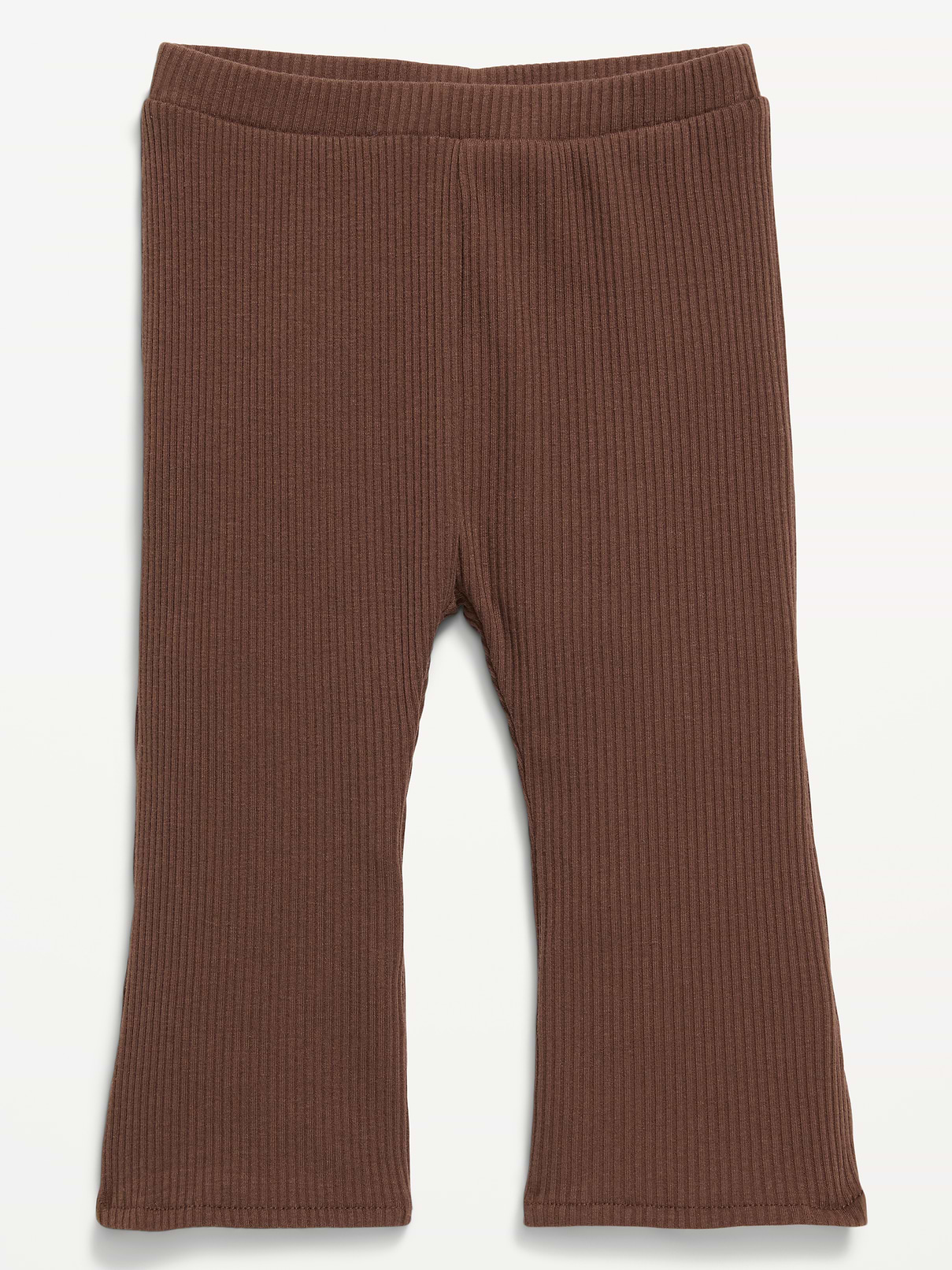 L'image numéro 1 présente Legging côtelé évasé pour toute-petite fille