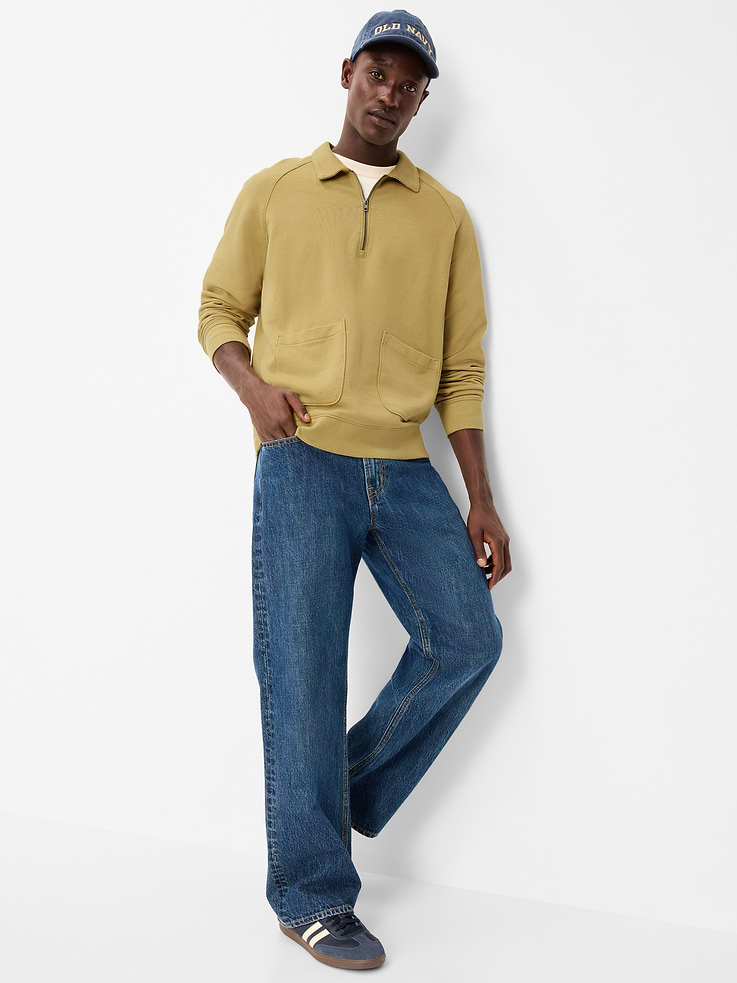 Image number 3 showing, Workwear Collared Fleece Chore Pullover