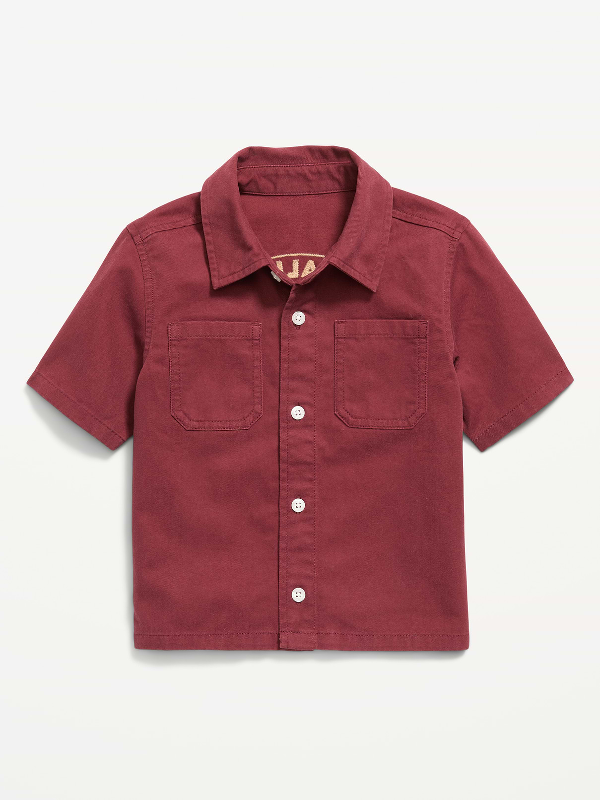 Image number 1 showing, Short-Sleeve Boxy Shirt for Toddler Boys