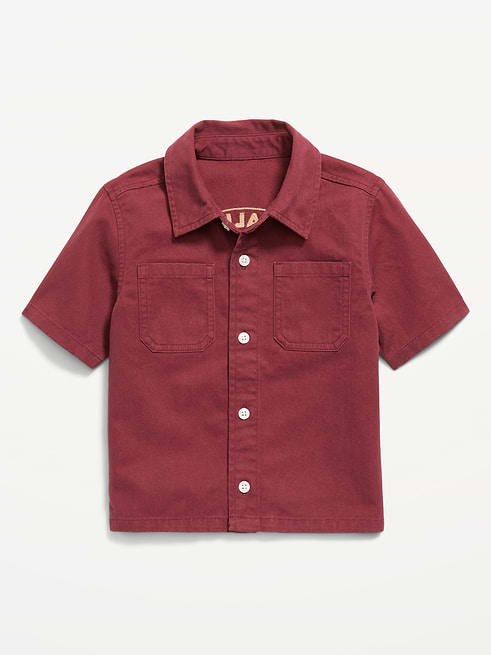 Short Short-Sleeve Boxy Shirt for Toddler Boys on clearance at Old Navy — 50% off
