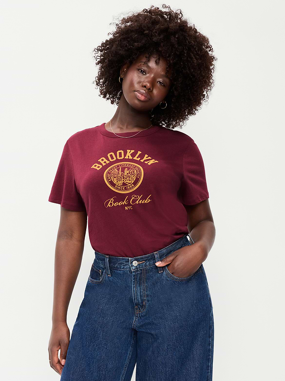 EveryWear Crew-Neck Graphic T-Shirt