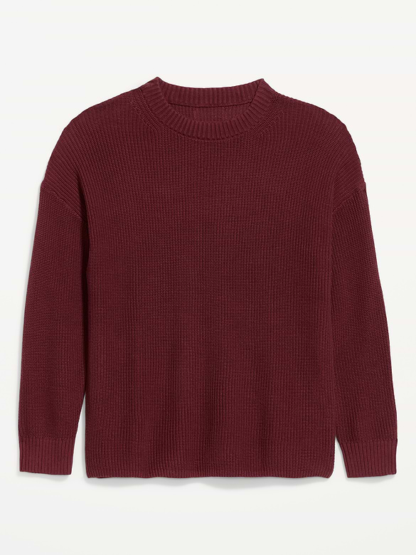Seaside Cotton Shaker Oversized Tunic Sweater