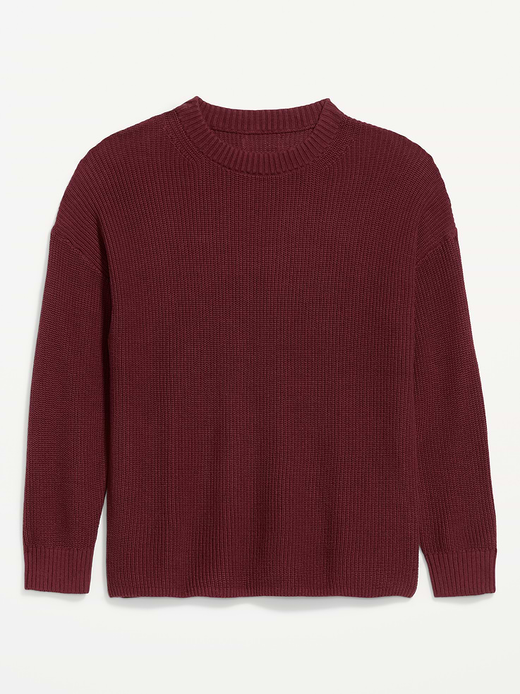 Image number 5 showing, Seaside Cotton Shaker Tunic Sweater