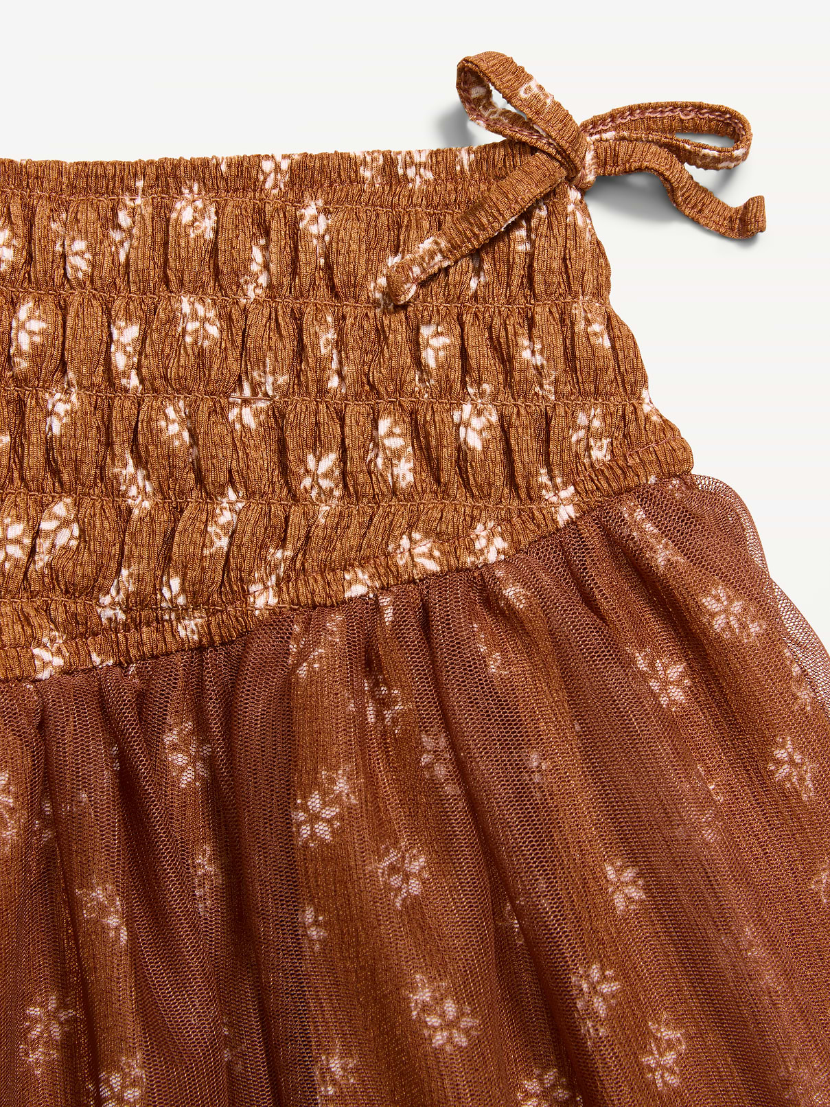Image number 5 showing, Western Smocked Tulle Skirt for Toddler Girls