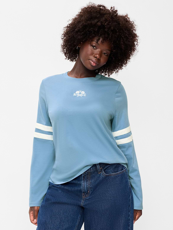 EveryWear Long-Sleeve Graphic T-Shirt