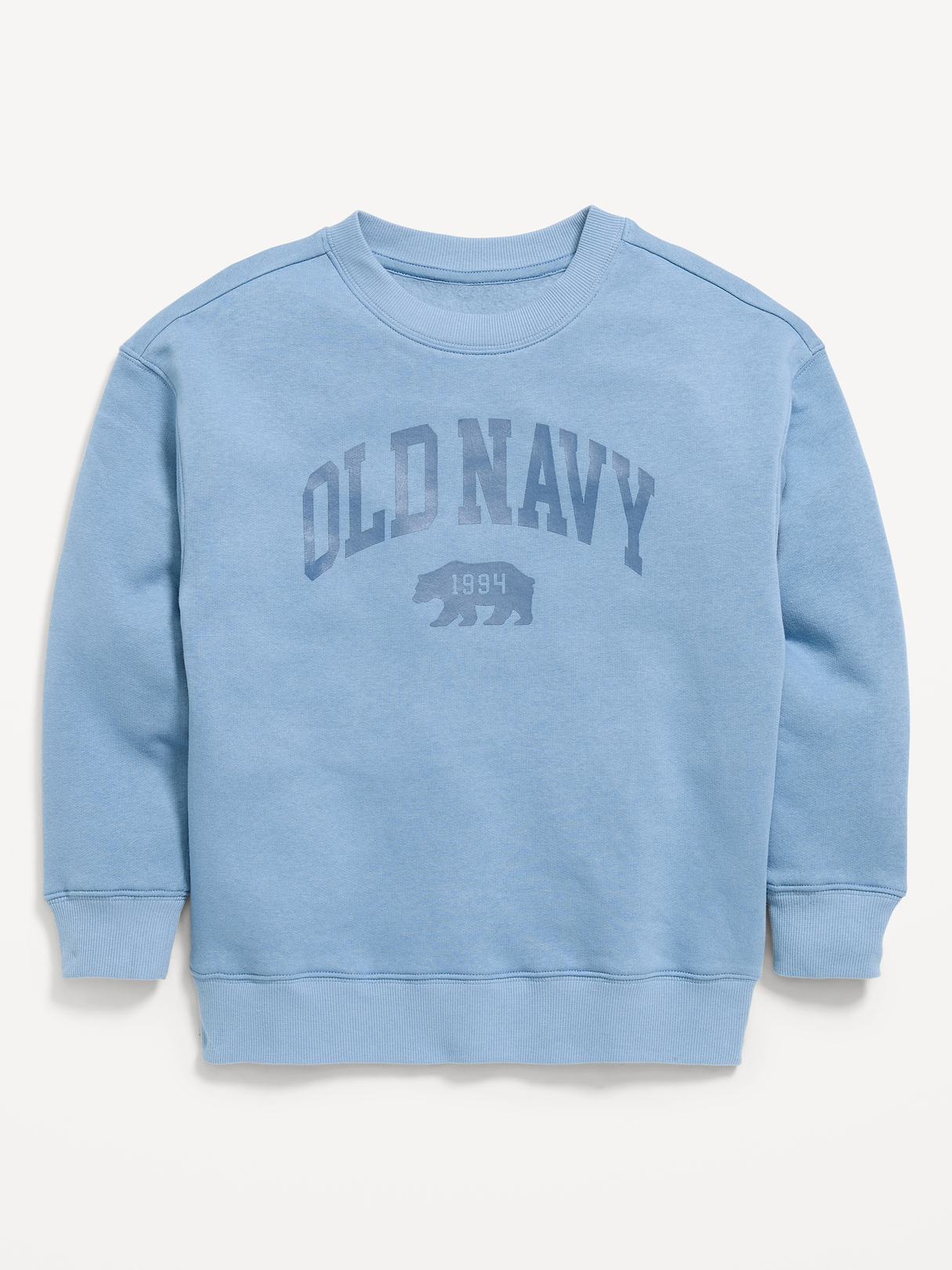 Oversized Logo Graphic Crew-Neck Sweatshirt for Boys | Old Navy