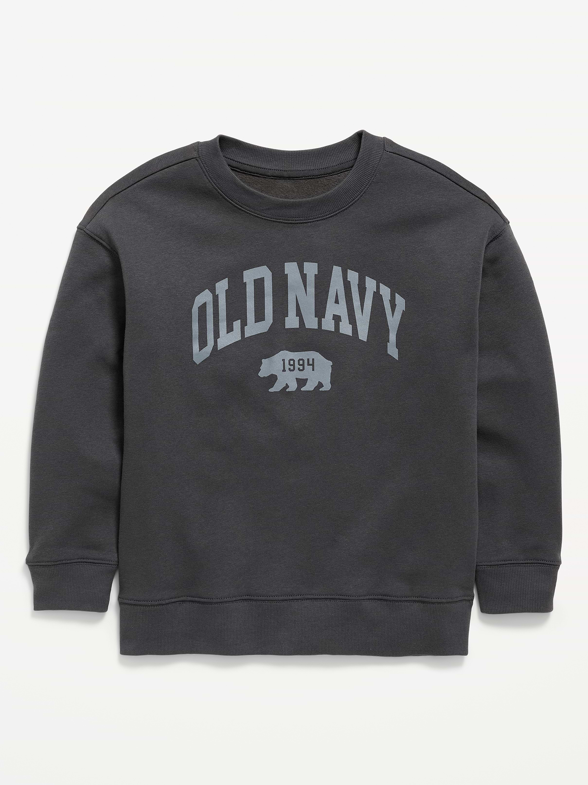 Image number 1 showing, Oversized Logo Graphic Crew-Neck Sweatshirt for Boys