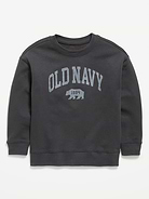 Image number 1 showing, Oversized Logo Graphic Crew-Neck Sweatshirt for Boys