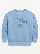Image number 1 showing, Oversized Logo Graphic Crew-Neck Sweatshirt for Boys