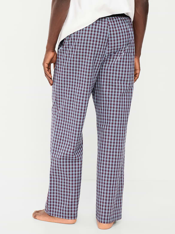 Elastic-Waist Poplin Pajama Pant