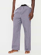 Image number 1 showing, Elastic-Waist Poplin Pajama Pant