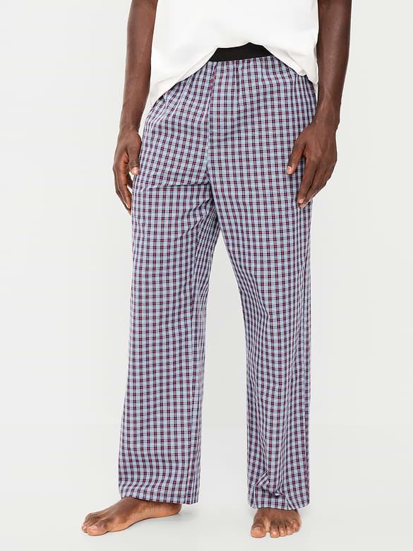 Elastic-Waist Poplin Pajama Pant
