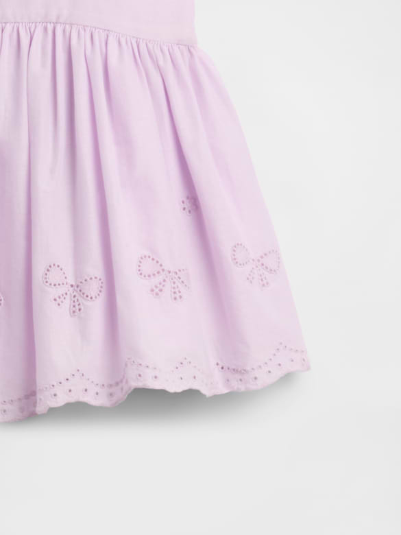 Baby Eyelet Two-Piece Dress Set