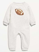 Image number 2 showing, Long-Sleeve Graphic Fleece One-Piece for Baby