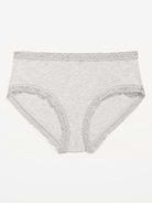Image number 4 showing, Lace-Trim Hipster Underwear