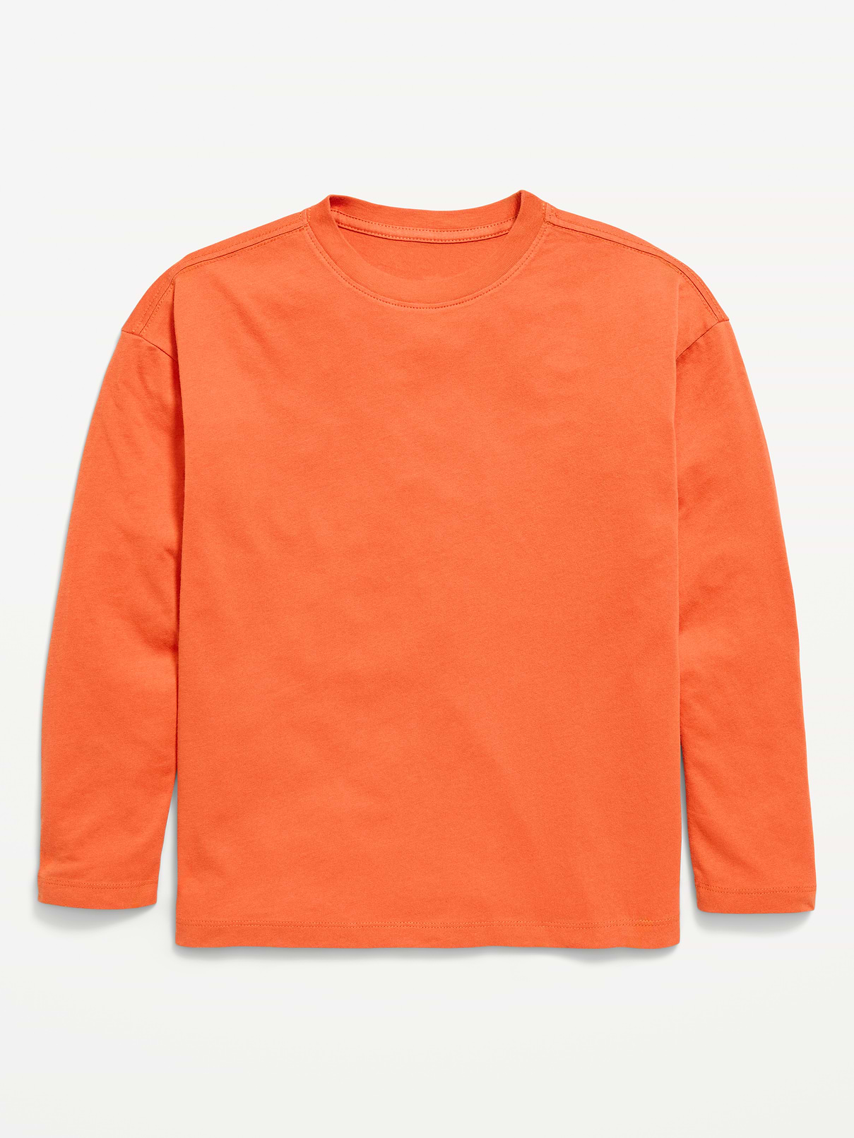Image number 1 showing, Oversized Long-Sleeve T-Shirt for Boys