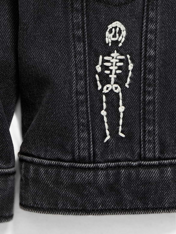 Oversized Unisex Trucker Jean Jacket for Toddler
