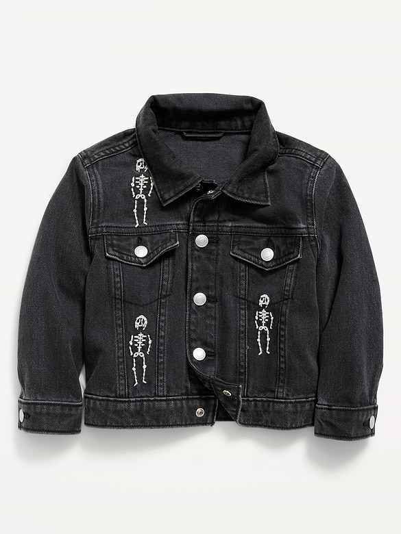 Oversized Unisex Trucker Jean Jacket for Toddler