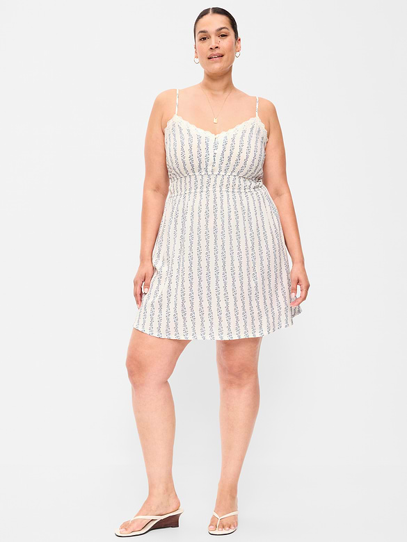 Sleeveless Trousseau Mini Dress