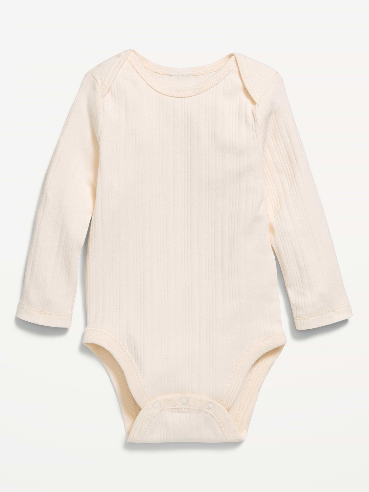 Image number 1 showing, Long-Sleeve Ribbed Bodysuit for Baby