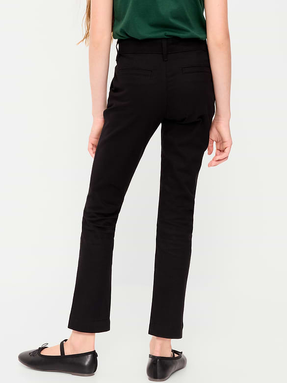 Skinny School Uniform Pants for Girls